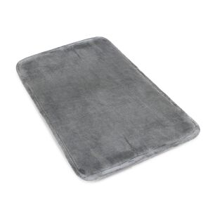 Alfombra De Ba&ntilde;o Nautica Home Flannel 40x60cm Antideslizante Gris
