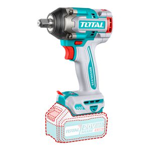 Llave De Impacto Inalámbrica 1/2" 20v 500nm Total