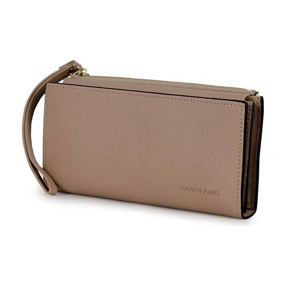 Billetera Mujer Delia Taupe Carven image number 0.0