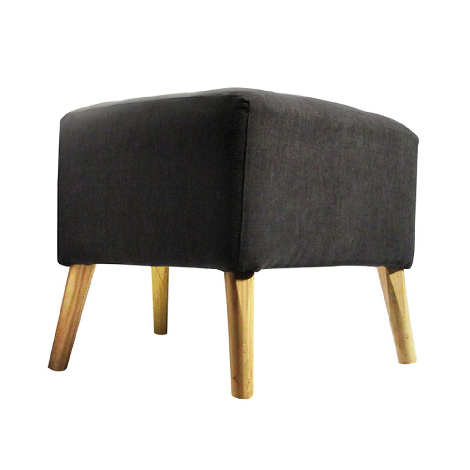 Pouf Petrum Gris Oscuro Altea 62x42x42 Cm image number 1.0