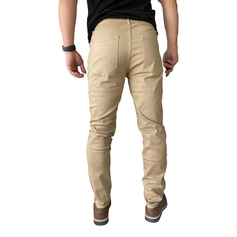 Pantal&oacute;n Tela Elasticado Slim Fit Colores image number 33.0