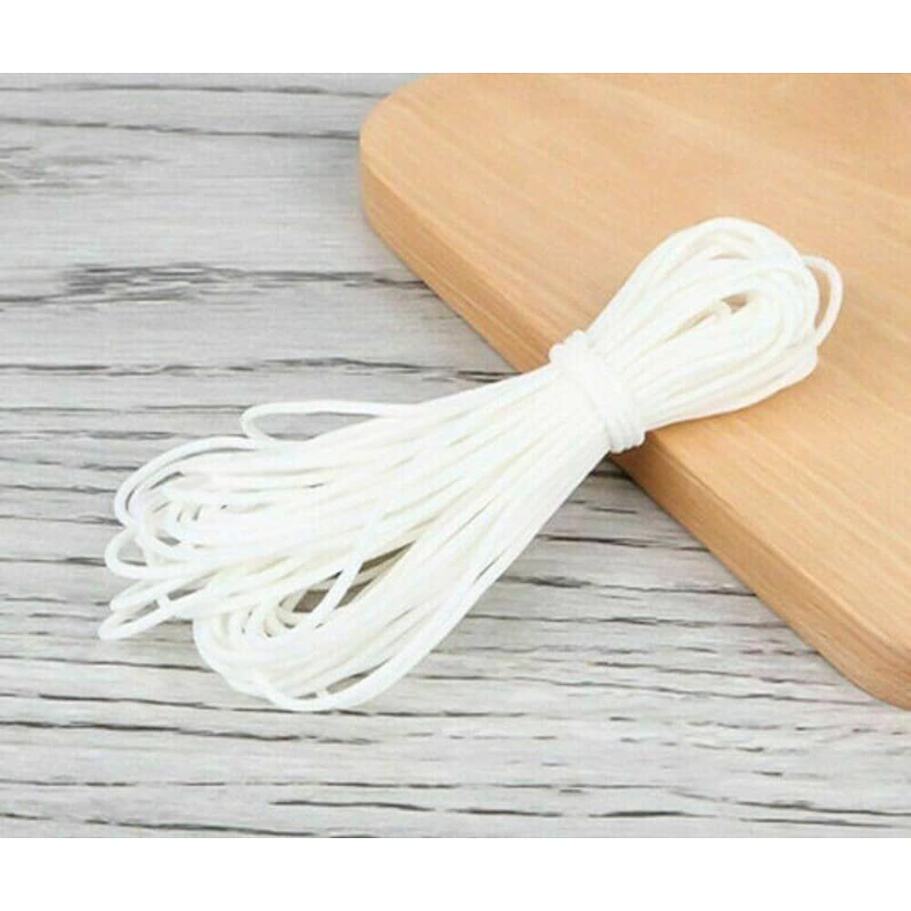 10 Mt El&aacute;stico Forrado 3mm Ideal Para Fabricar Mascarillas image number 0.0