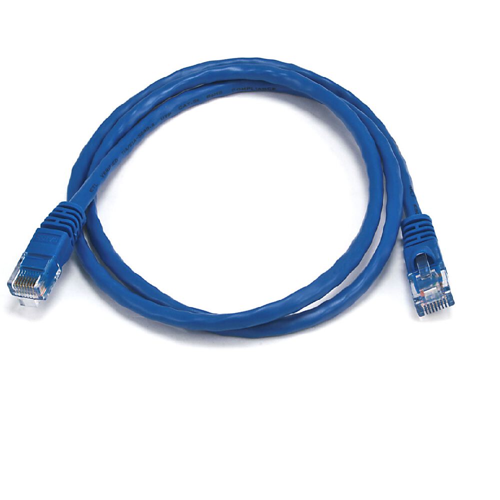 Cable De Red Ethernet Azul Cat 5e 90cm - Monoprice image number 0.0