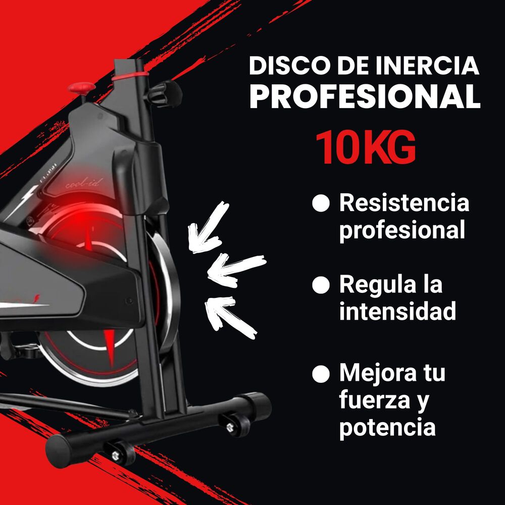 Bicicleta Spinning Elevate 10 Kg Disco 1016-2 image number 2.0