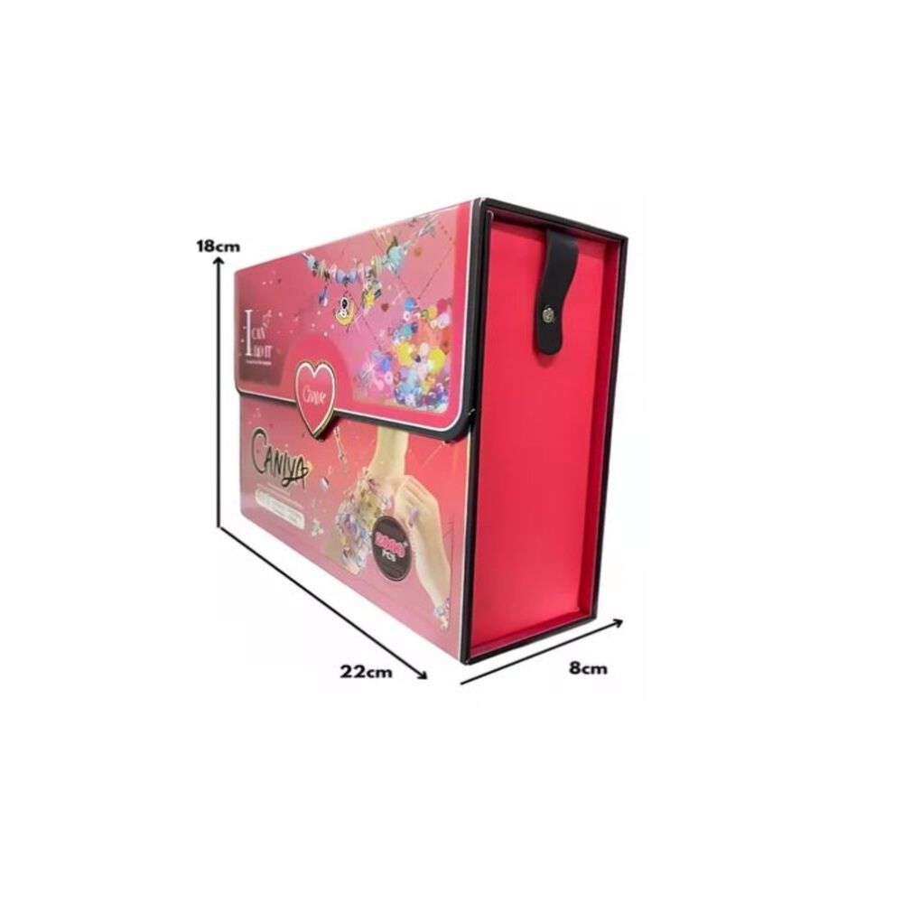 Kit Para Hacer Pulseras 4 En 1 2000pcs Cartera Niñas image number 5.0