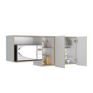 Mueble Superior De Cocina 62x150x34,5 Cm Café Claro Mueble Superior De Cocina 62x150x34,5 Cm Café Claro