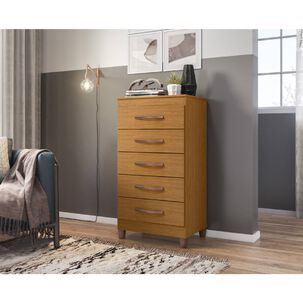 Comoda Esmeralda 5 Cajones Cinamomo