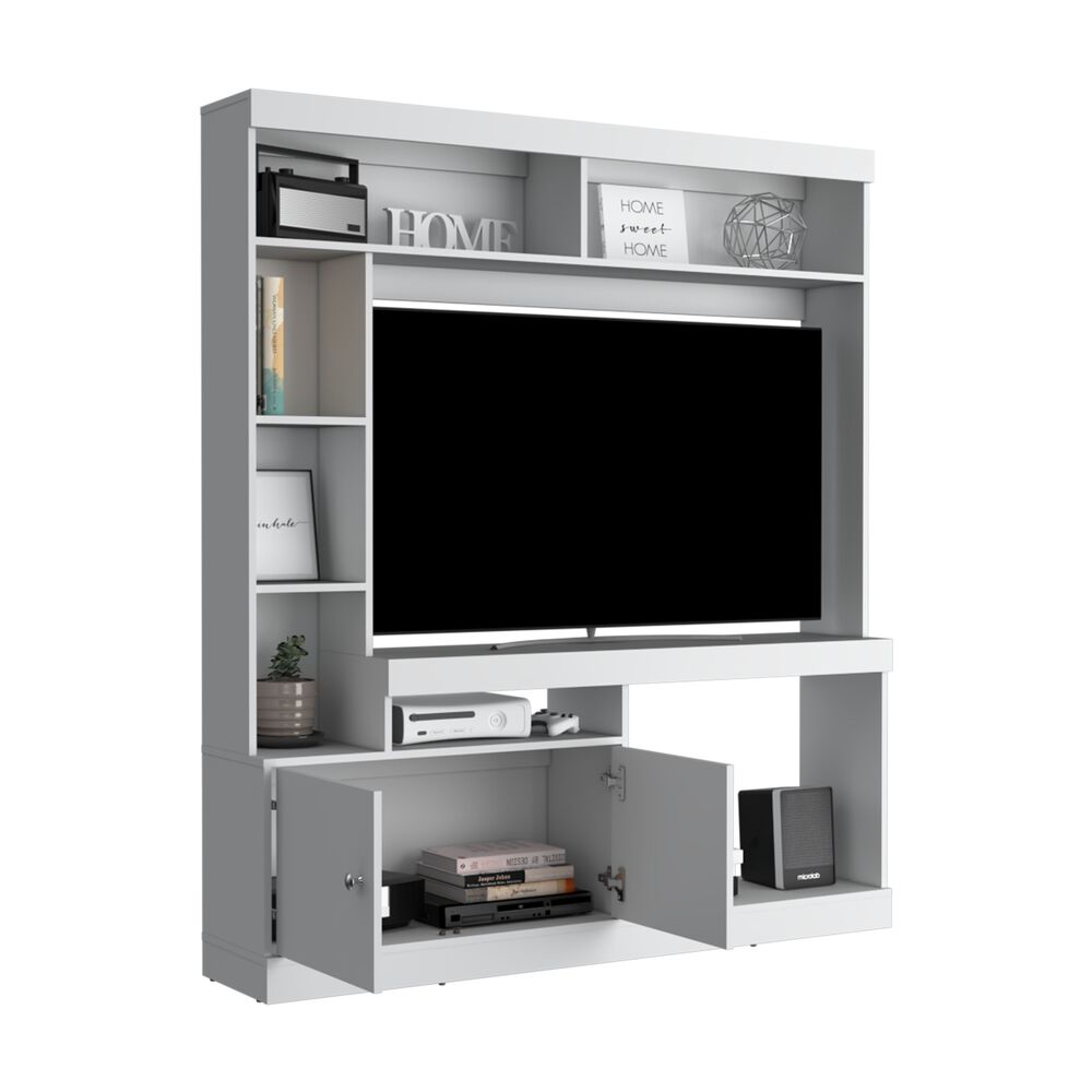 Estante Tv 65" 180,6x180x30,3 Cm 2 Puertas image number 2.0