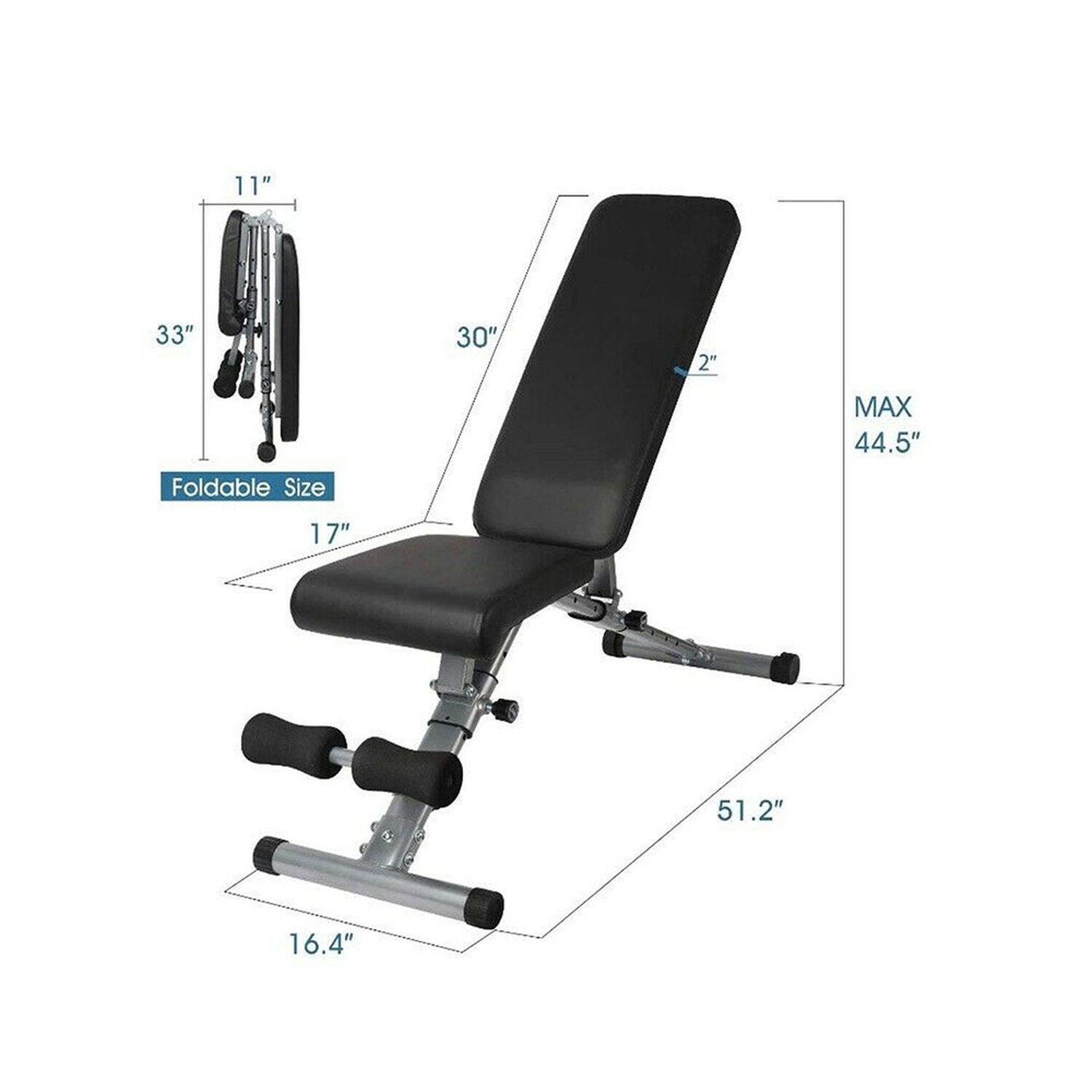 Banca Abdominal Multiposicion Reclinable Inclinable image number 2.0