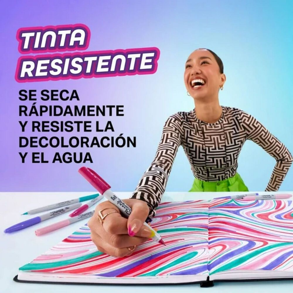 Ruleta Sharpie Glam Pop 30 Marcadores Edicion Limitada image number 5.0