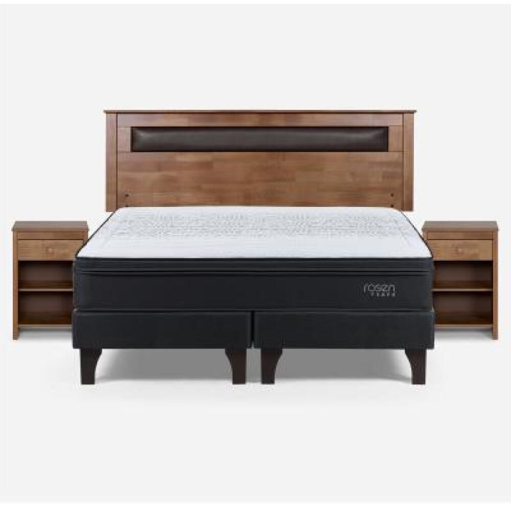 Cama Europea Rosen Tempo / King / Base Dividida + Set De Maderas image number 6.0