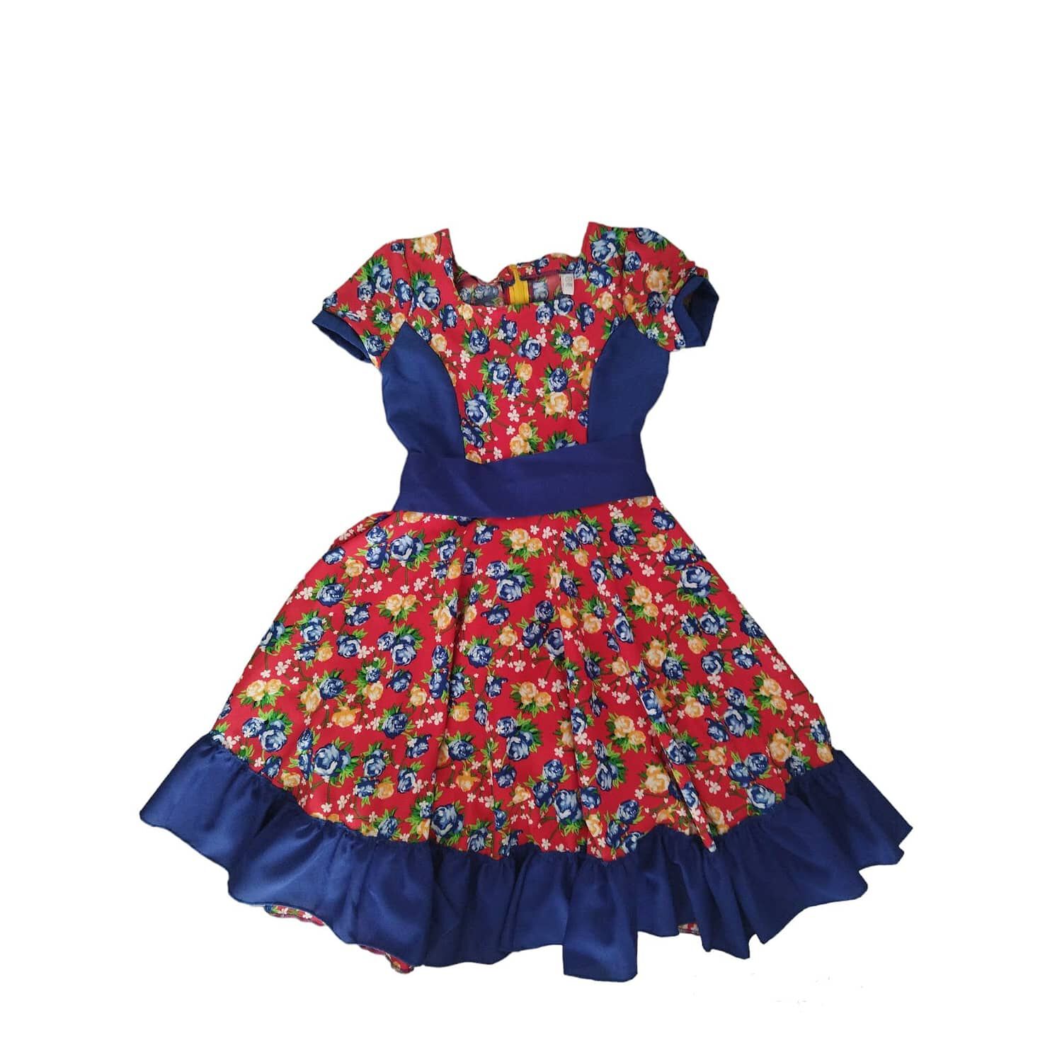 Vestido De Huasa Ni&ntilde;a Talla 16 image number 0.0