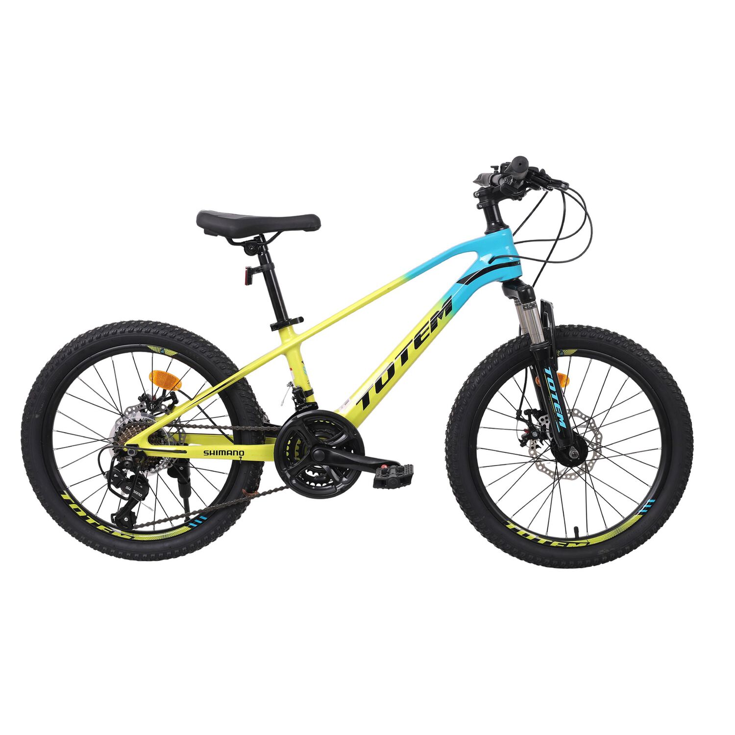 Bicicleta Totem Mtb Aro 20 Modelo Martin Magnesio Amarillo image number 0.0