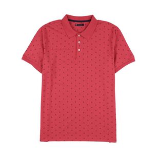 Polera Estampada Manga Corta Cuello Piqu&eacute; Hombre Herald