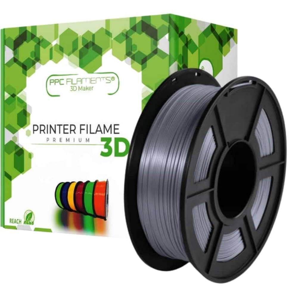 Filamento Pla+ Gris 1kg Ppc Filaments image number 0.0