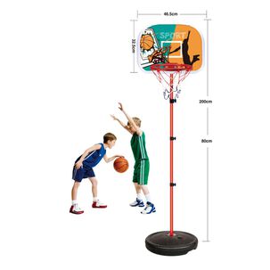 Aro De Basketball Con Pelota E Inflador