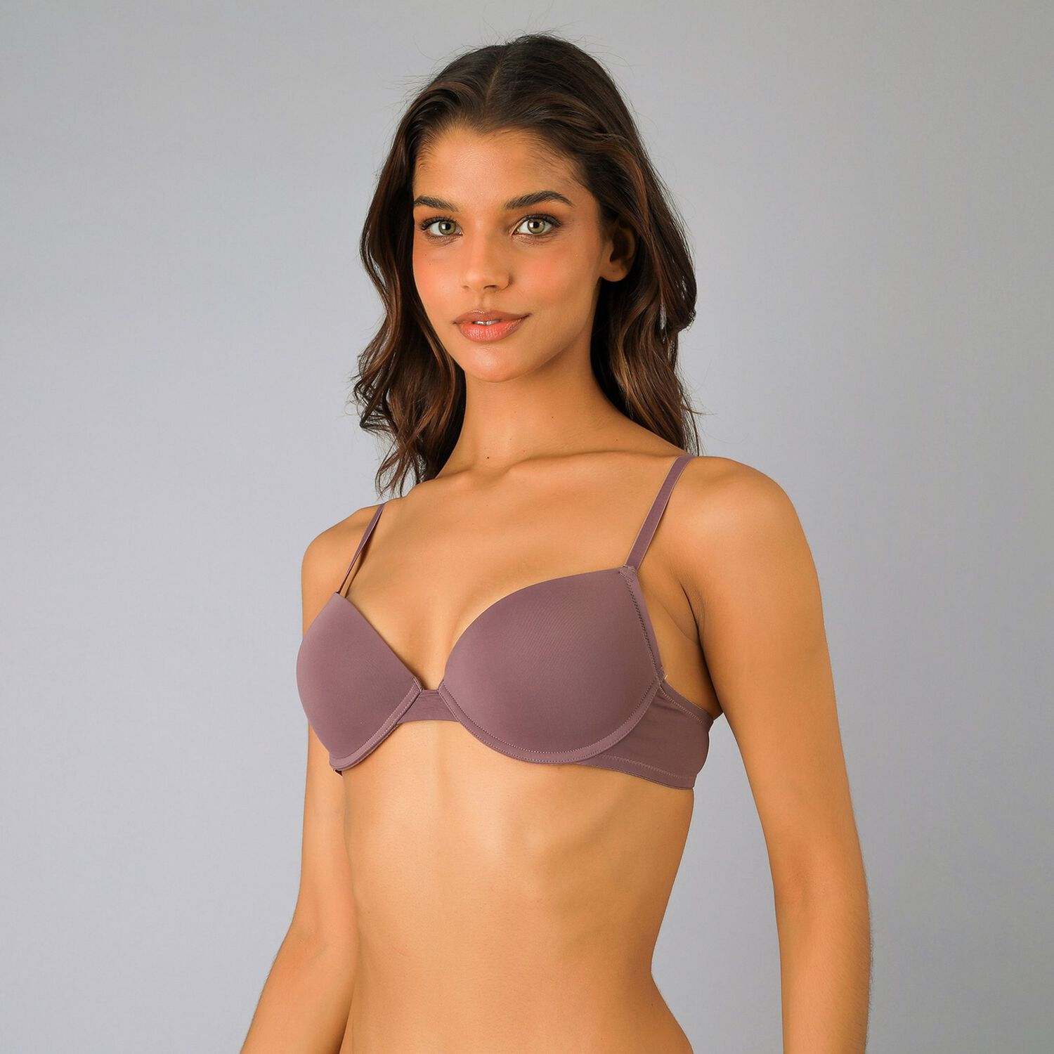 Pack 2x Sosten Balconet Push Up Flores Mujer 25634-272 image number 1.0