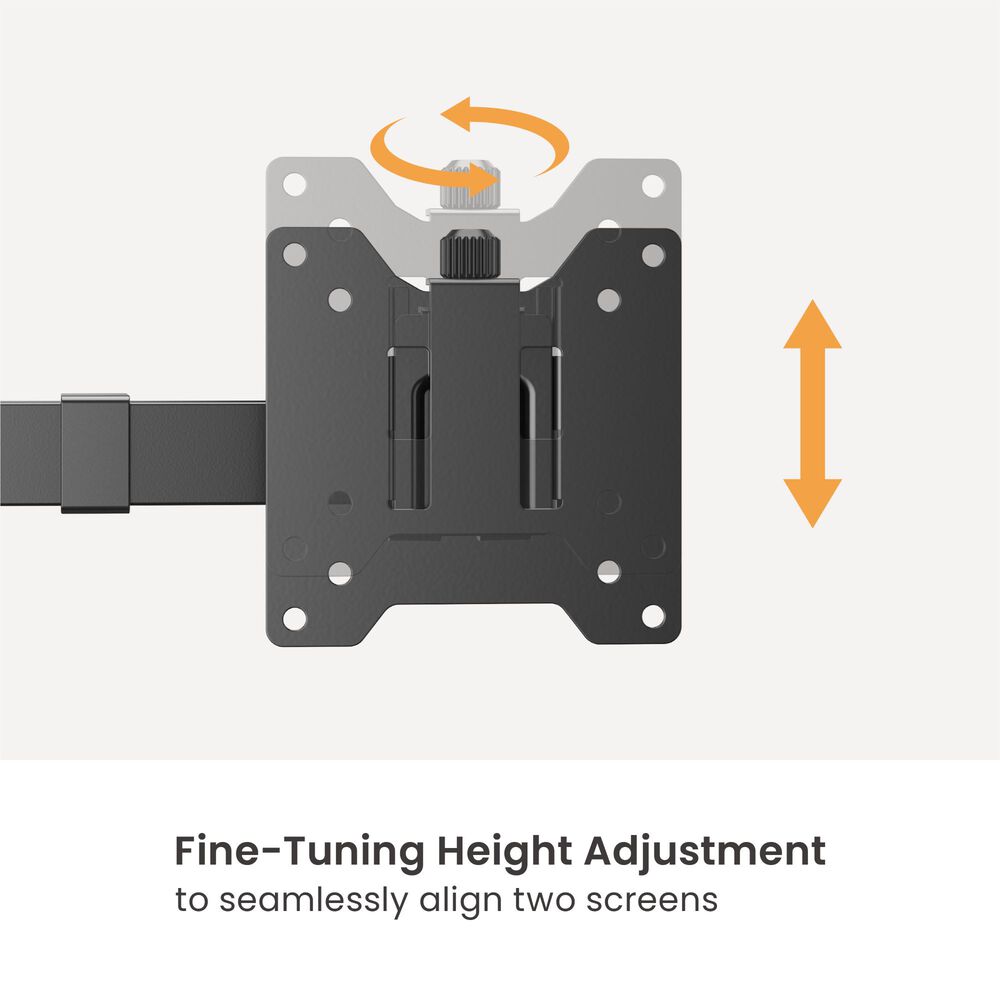 Soporte De Alta Carga Para 4 Monitores 17"~35" 60kg 360 Brasforma - Sbrm741 image number 6.0