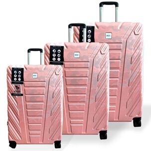 YEP Maletas 10 20 25kg Yephome Set X3 Viaje Rosa