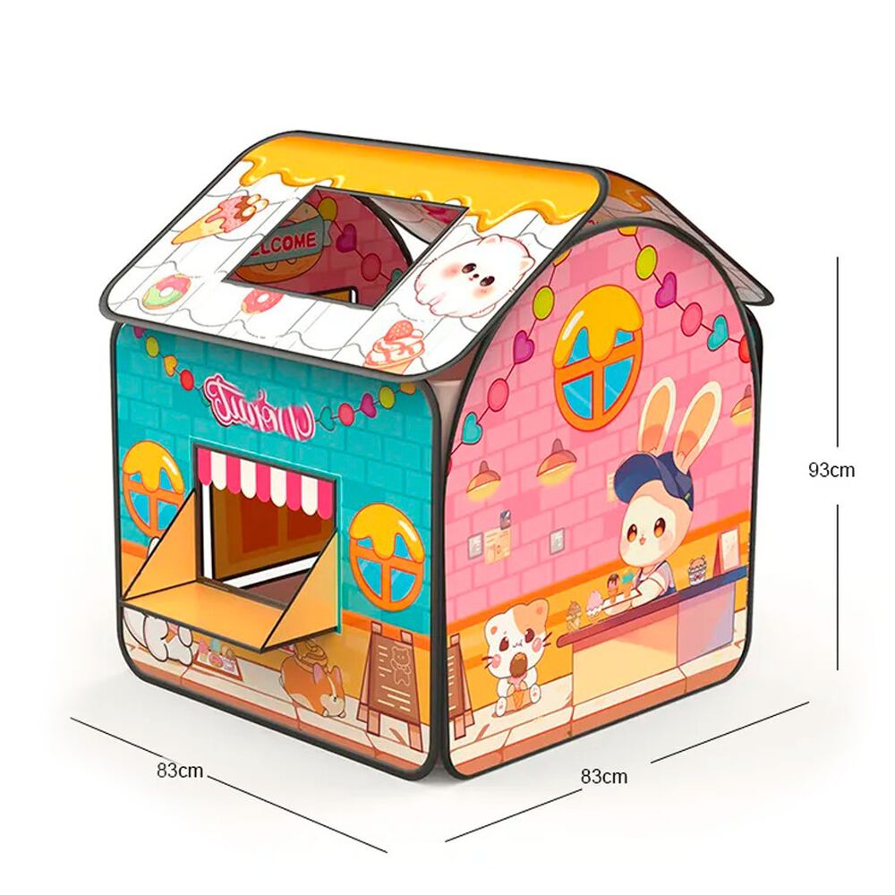 Carpa Casita Tienda Para Ni&ntilde;os Port&aacute;til Juguete Infantil image number 2.0