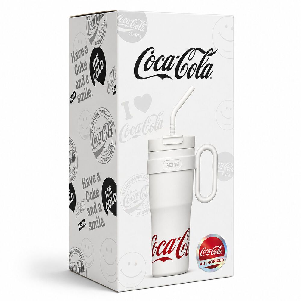 Vaso T&eacute;rmico Germ Coca-cola 1100ml White Acero Inoxidable image number 4.0