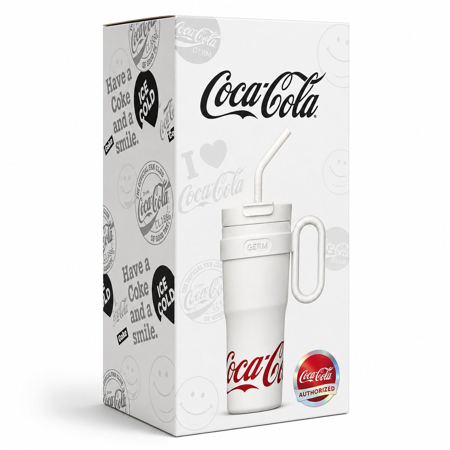 Vaso T&eacute;rmico Germ Coca-cola 1100ml White Acero Inoxidable image number 4.0