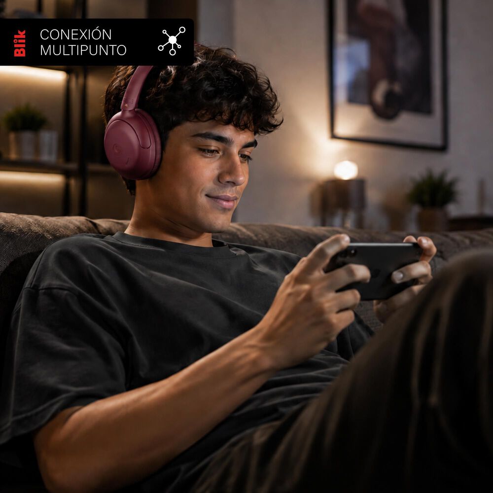 Audífonos Bluetooth Blik Soul950 Burdeo, foto 7