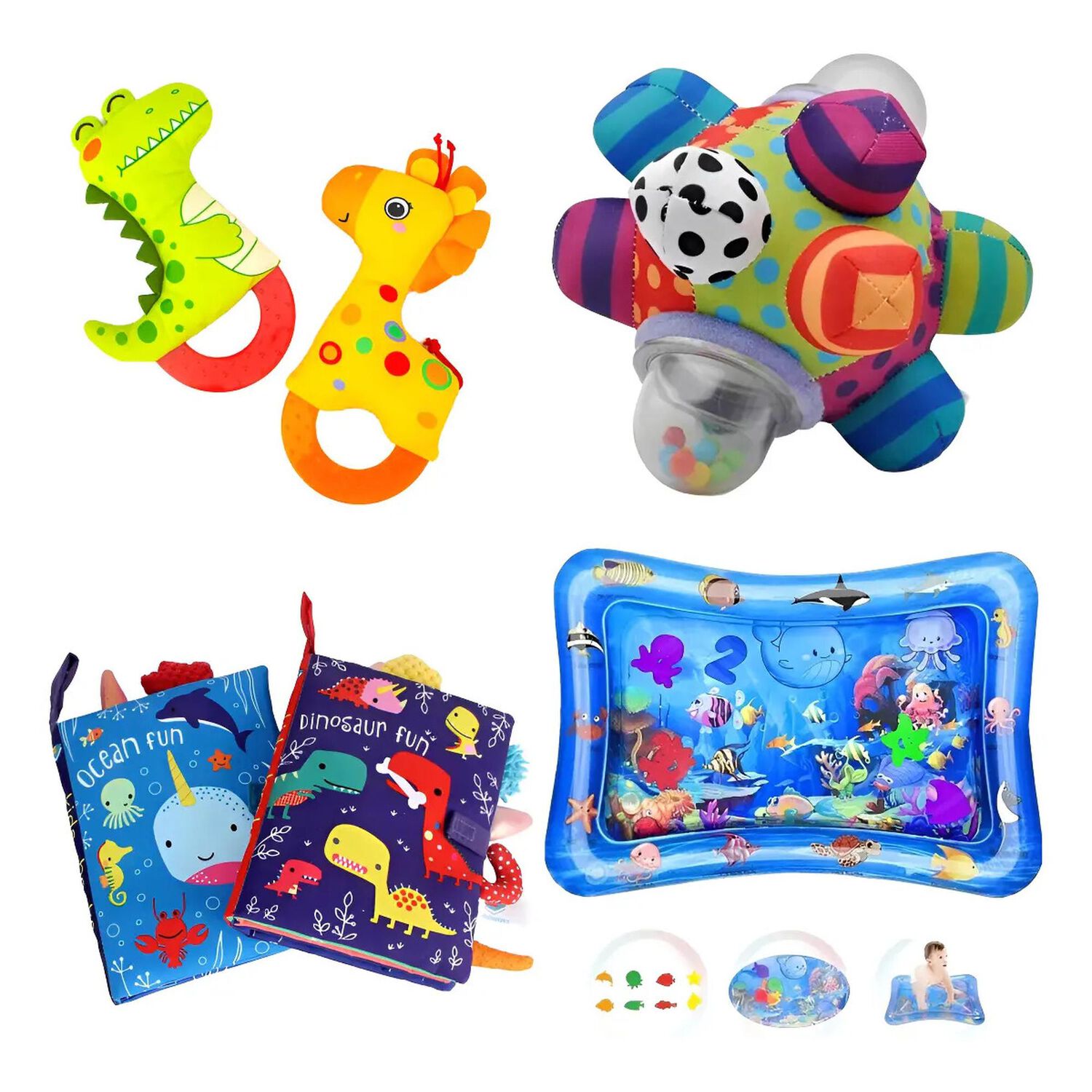 Set 4 Juguetes De Estimulaci&oacute;n Sensorial Beb&eacute;s Gav Import image number 0.0