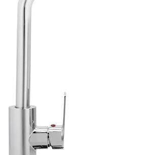 Grifo Monocomando Pmb Queens Para Lavaplatos Con Cierre Cer&aacute;mico Plateado Cromo