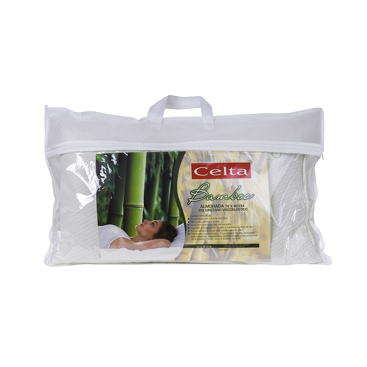 Pack de Almohadas Celta Bamboo Clasic / 40x60 Cm image number 0.0