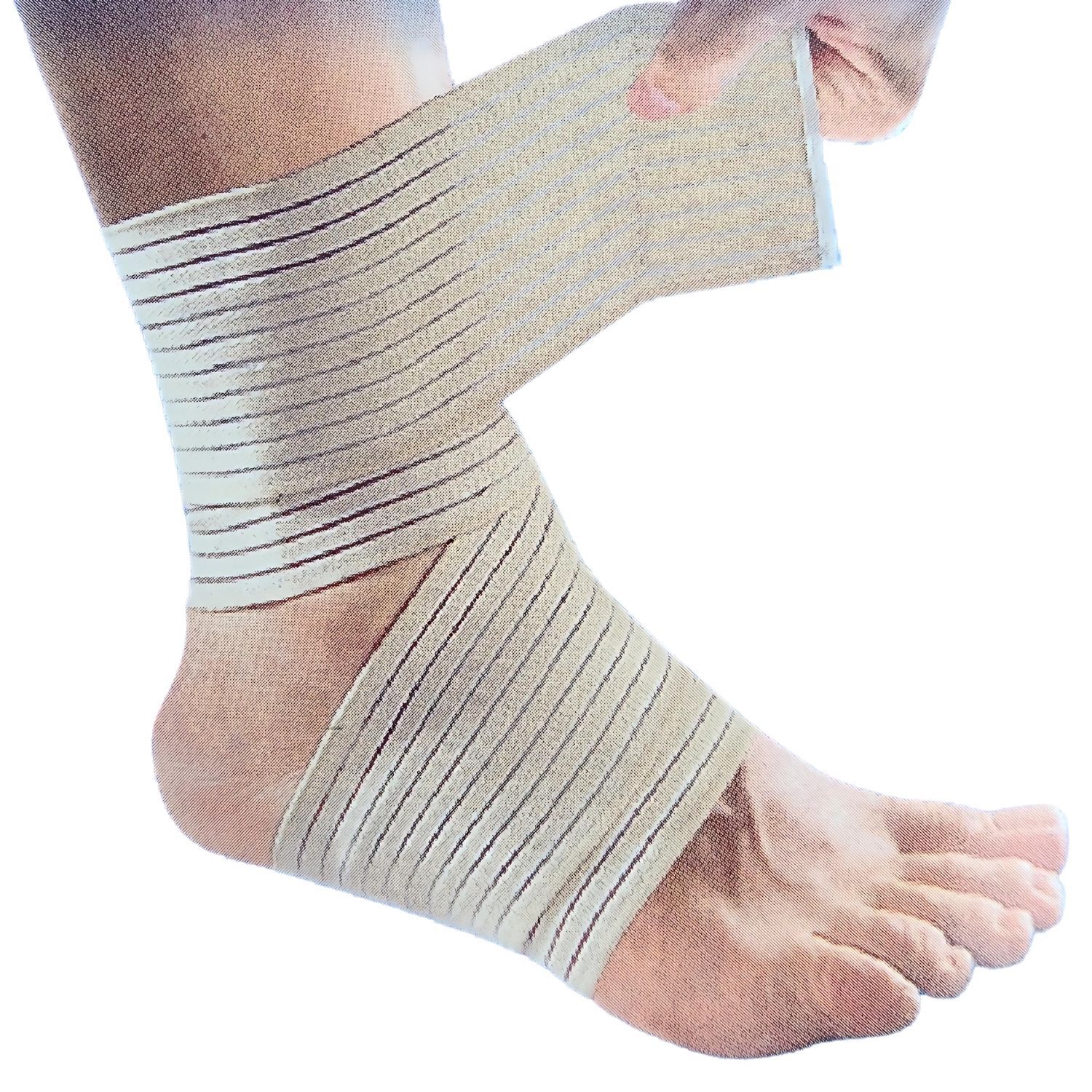 Venda El&aacute;stica Deportiva Tobillera Con Velcro Ajustable image number 1.0