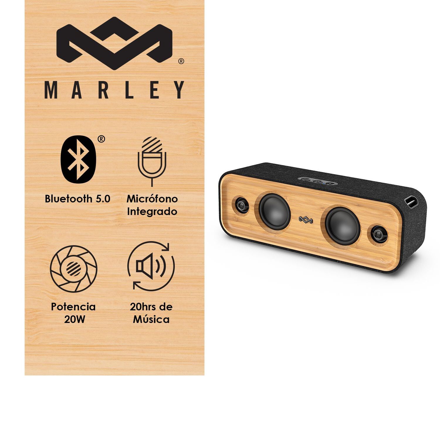 Parlante Bluetooth Get Together 2 House Of Marley image number 3.0