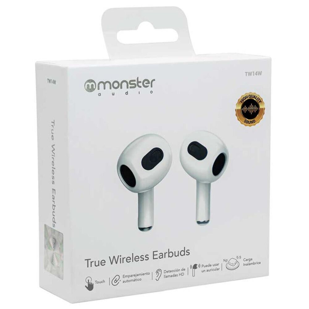 Audifonos Bluetooth Tw Recargables Blanco Tw14w image number 5.0