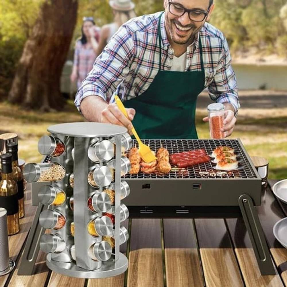 Rack Condimentero Especiero Giratorio Cocina 20 Pc image number 3.0
