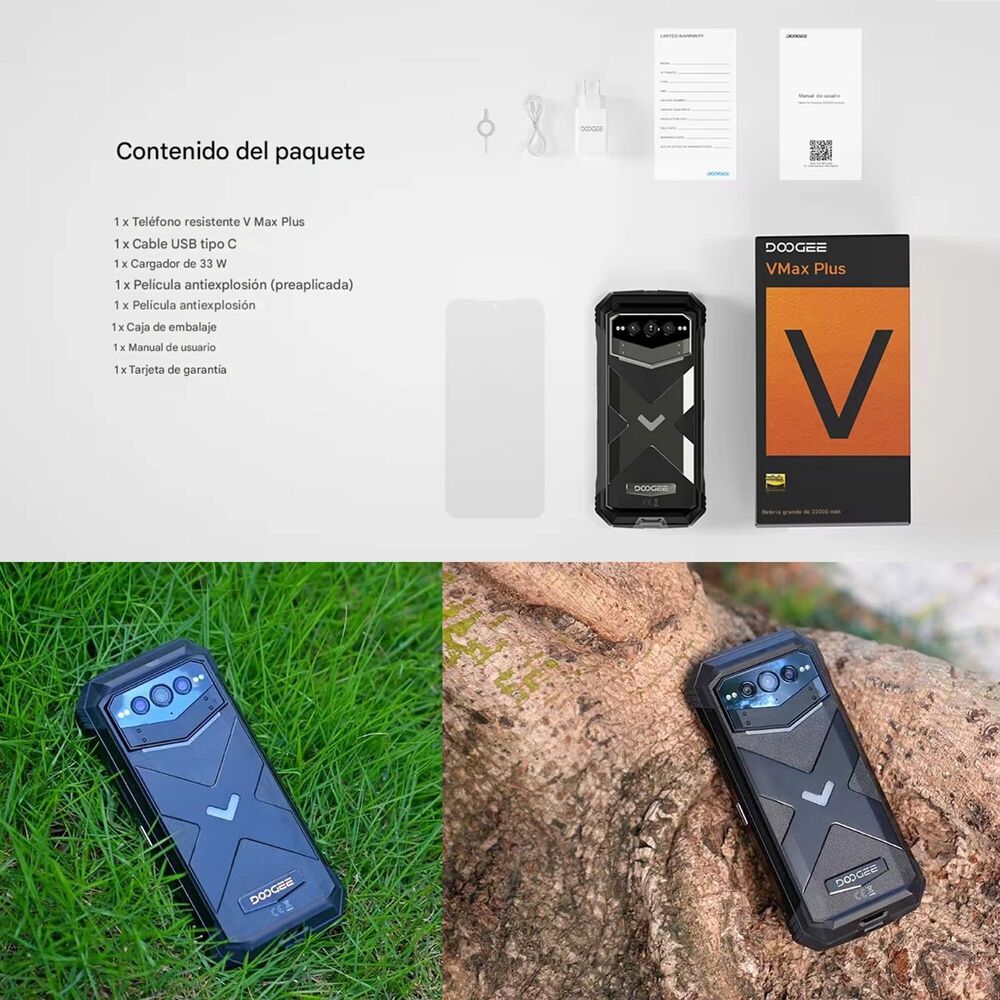 Doogee V Max Plus - Bater&iacute;a Monstruo Dura D&iacute;as Uso Extremo image number 9.0