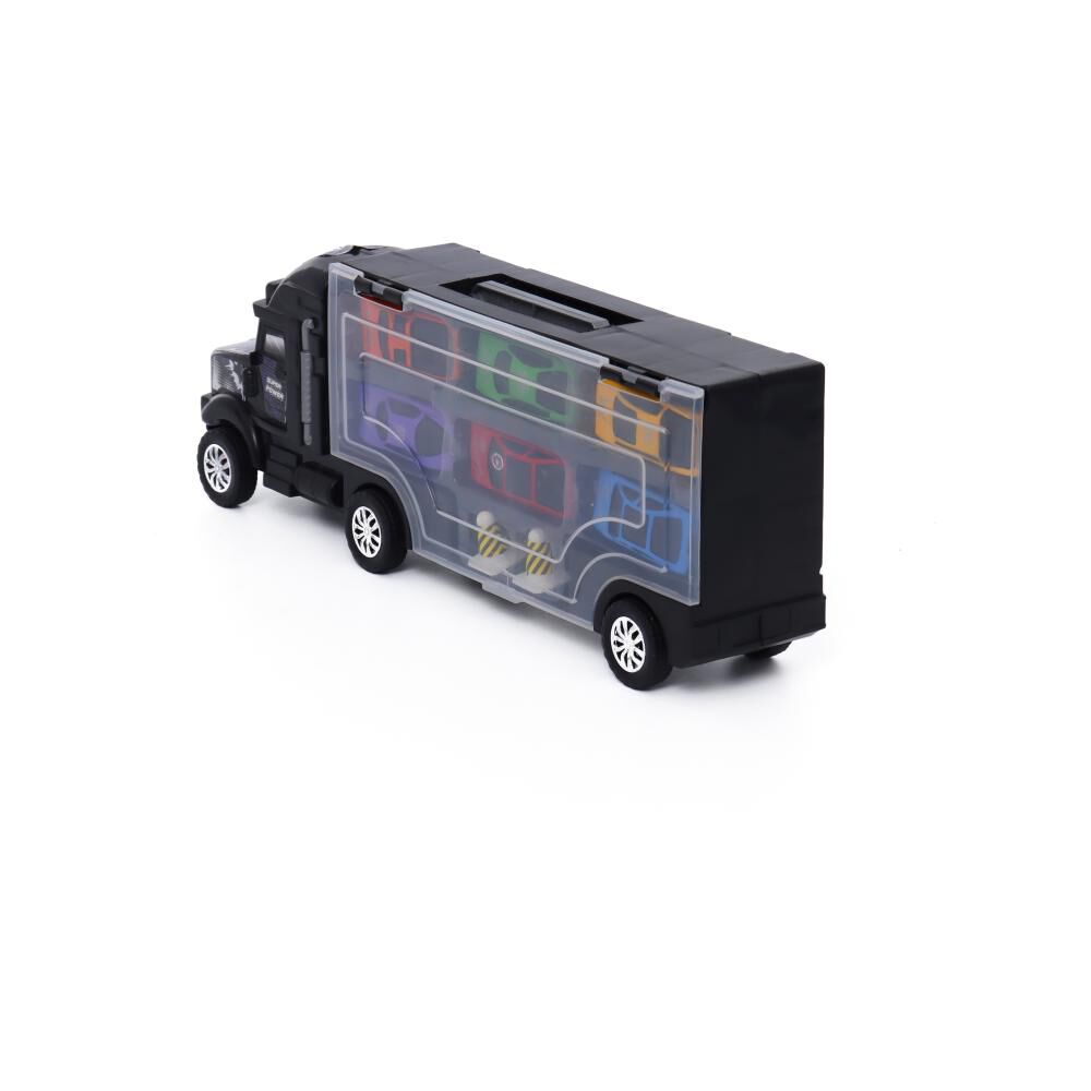Camion 35cms Con 6 Autos, 2 Accessorios Happy Line image number 3.0