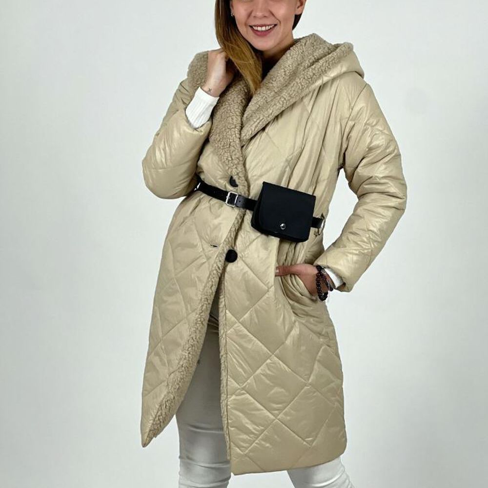 Parka Italiana Con Cinturón image number 3.0