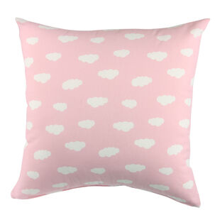 Set 2 Cojines Nubes Rosa 50x50