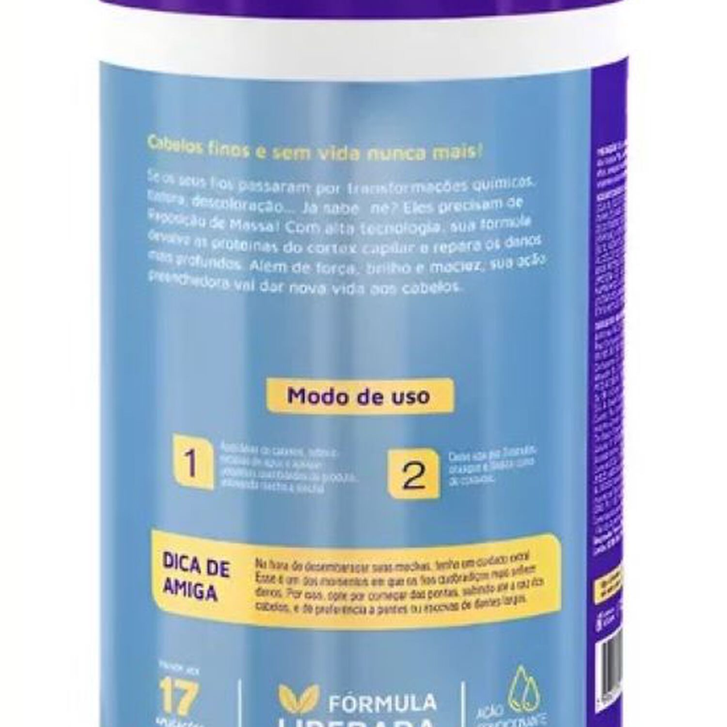 Crema Tratamiento Reposicion De Masa 400g Novex image number 1.0