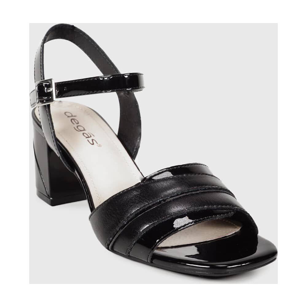 Sandalia Cuero Nevedna Negro image number 1.0