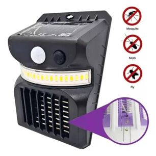 L&aacute;mpara Mata Mosquitos Solar Con Sensor Luz Led Uv