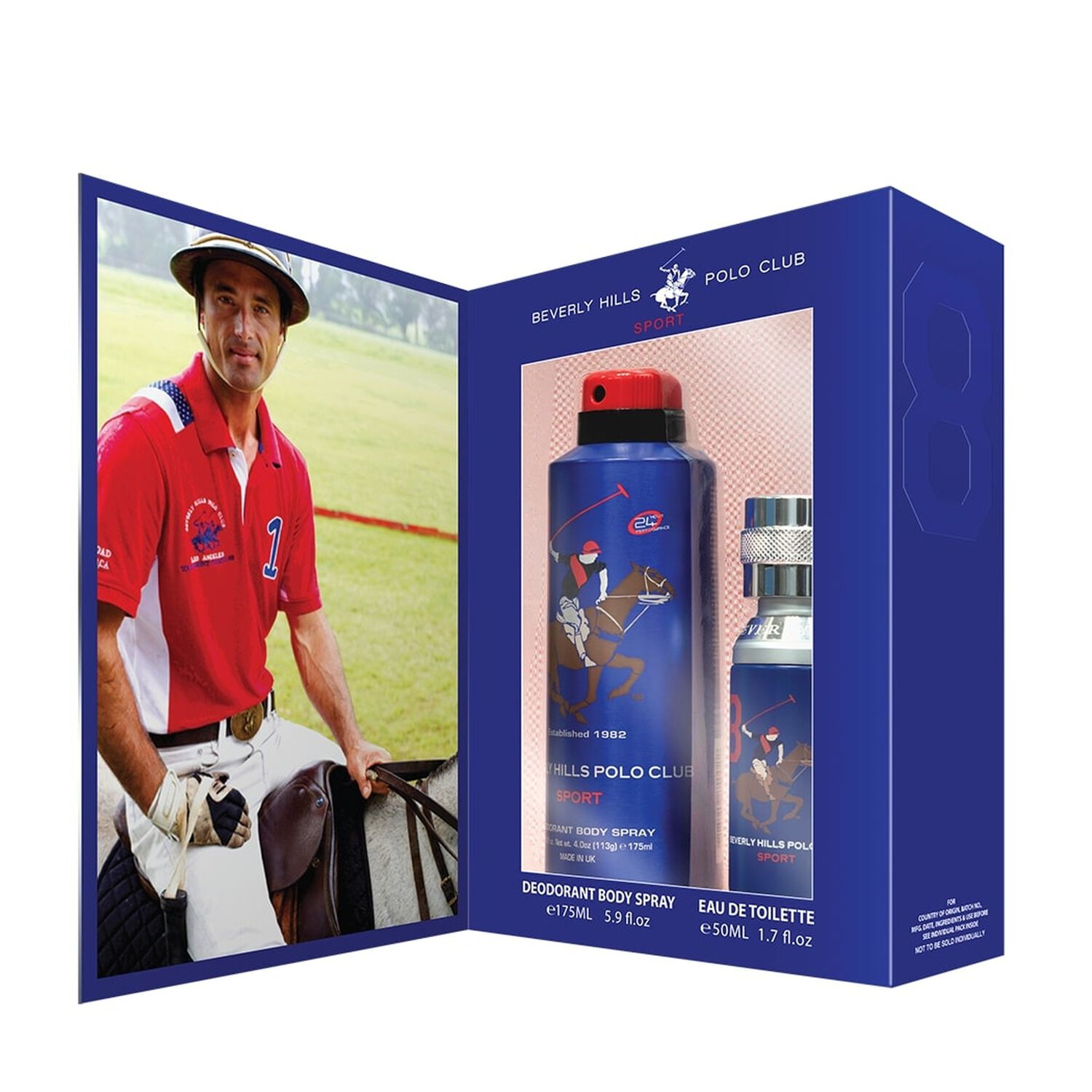 Set Polo Club Beverly Hills Sports Men Eight Edt 50ml+deo image number 2.0