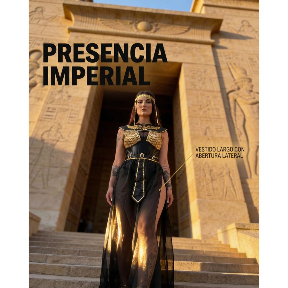 Disfraz De Mujer Faraona Egipcia Cleopatra Halloween image number 16.0