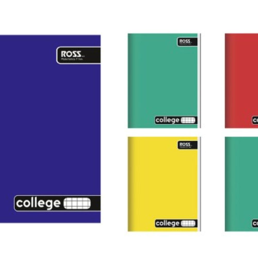 Cuaderno College Caligrafia Vertical 80 Hojas Ross image number 0.0