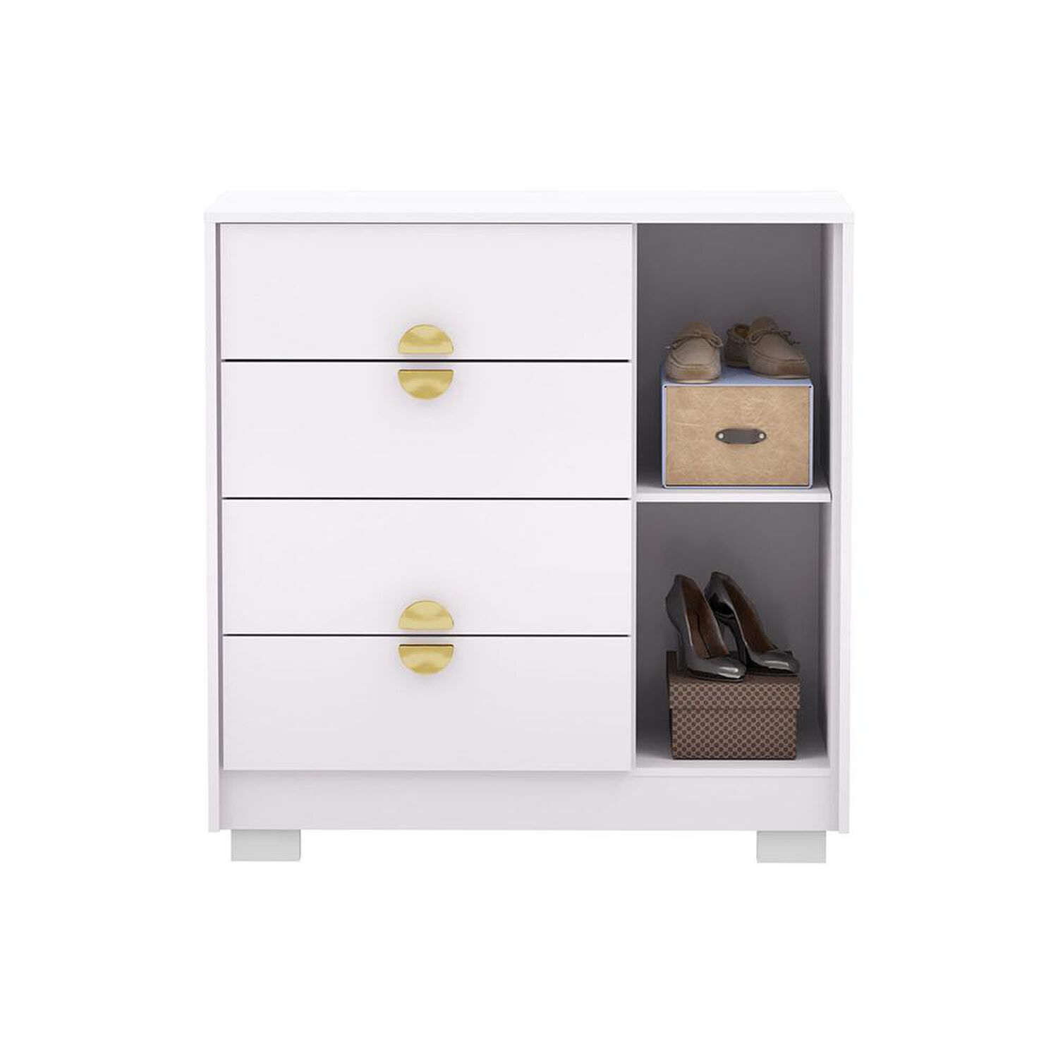 C&oacute;moda Vekkahome Bella / 1 Puerta / 4 Cajones image number 2.0