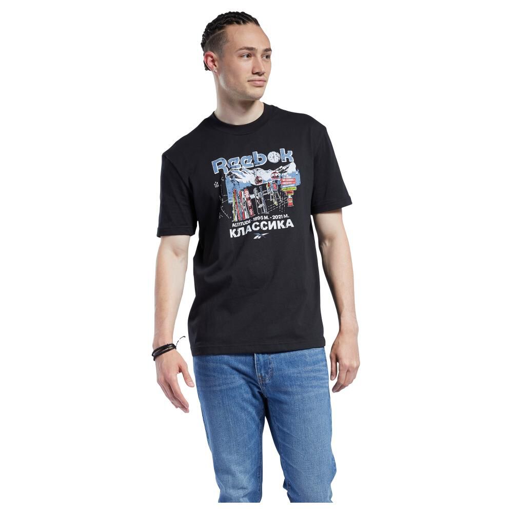 ▷ Polera Hombre Reebok Classics International - Vestuario Reebok en 【Hites】