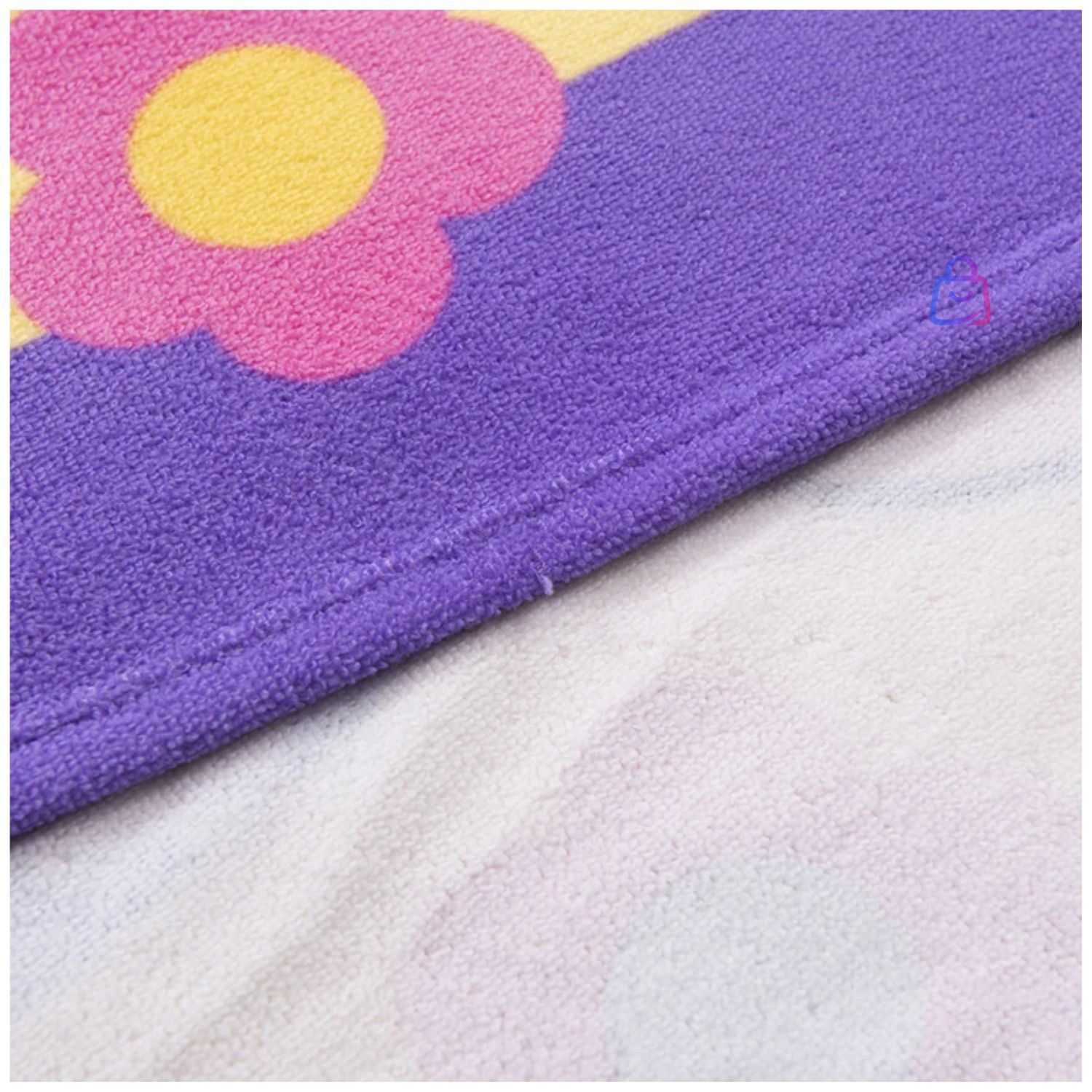 Toalla Playa Capucha Minnie Flores 60x60 Cm Microfibra - Ps image number 2.0