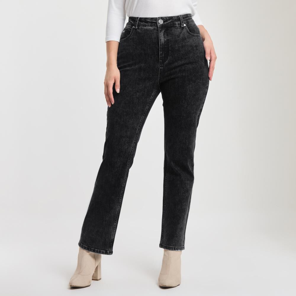 Jeans Tiro Medio Straight Mujer Sexy Large image number 0.0