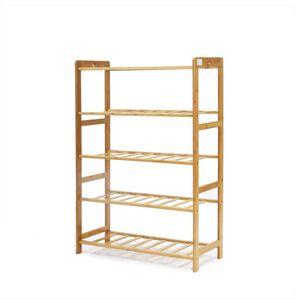 Zapatero Organizador De Zapatos De Madera 5 Pisos