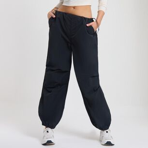 Pantalón Parachute Tiro Medio Cargo Mujer Rolly Go